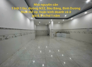 Cho thuê nhà nguyên căn, Bàu Bàng, Bình Dương