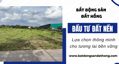 Đầu tư đất nền - Lựa chọn thông minh cho tương lai bền vững